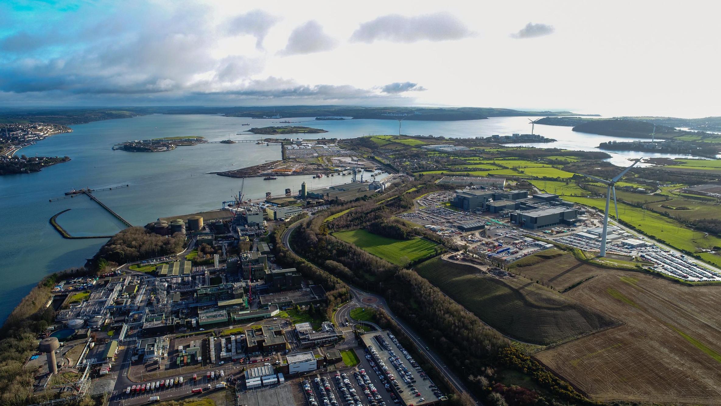 Port of Cork aerial photo